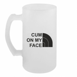 Пивной бокал Cum on my face