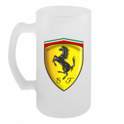 Пивной бокал Ferrari 3D Logo - FATLINE Пивной бокал Ferrari 3D Logo