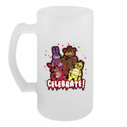 Пивний кухоль Five Nights At Freddy's Celebrate - FATLINE Пивний кухоль Five Nights At Freddy's Celebrate