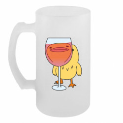 Пивний кухоль Качка і келих вина - FATLINE Пивний кухоль Качка і келих вина