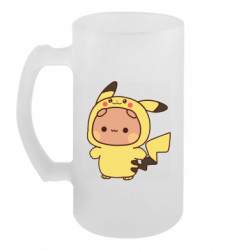 Пивной бокал Pikachu Bubu - FATLINE Пивной бокал Pikachu Bubu