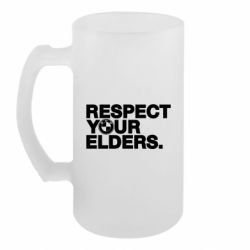 Пивний кухоль Respect your elders. - FATLINE Пивний кухоль Respect your elders.