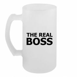 Пивний кухоль The real boss - FATLINE Пивний кухоль The real boss