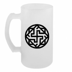 Пивний кухоль Валькірія слов'янський символ - FATLINE Пивний кухоль Валькірія слов'янський символ