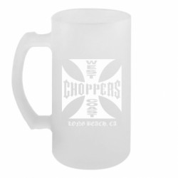 Пивний кухоль West Coast Choppers, Long Beach, CA - FATLINE Пивний кухоль West Coast Choppers, Long Beach, CA