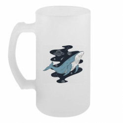 Пивной бокал Whale in space - FATLINE Пивной бокал Whale in space
