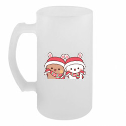 Пивной бокал Winter Bubu and Dudu - FATLINE Пивной бокал Winter Bubu and Dudu