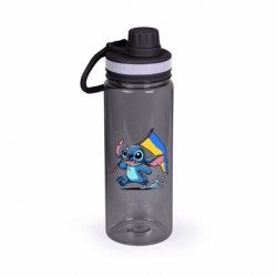 Бутылка для воды Active Стич с украинским флагом - FATLINE Бутылка для воды Active Стич с украинским флагом