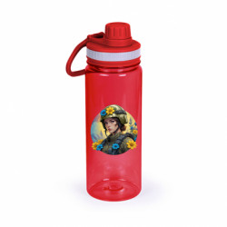 Пляшка для води Active Українська військова в квітах - FATLINE Пляшка для води Active Українська військова в квітах