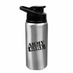 Пляшка для води Army girl - FATLINE Пляшка для води Army girl