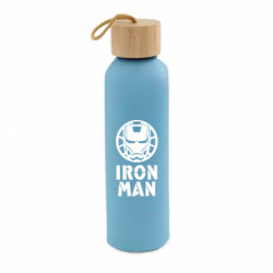 Бутылка для воды Bamboo Iron man text - FATLINE Бутылка для воды Bamboo Iron man text