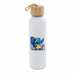 Бутылка для воды Bamboo Стич патриот Украины - FATLINE Бутылка для воды Bamboo Стич патриот Украины