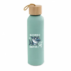 Бутылка для воды Bamboo Я бизнес акула - FATLINE Бутылка для воды Bamboo Я бизнес акула