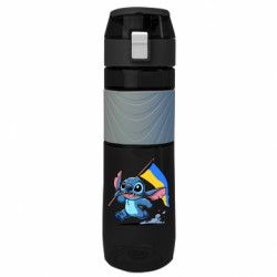 Бутылка для воды Ego Стич с украинским флагом - FATLINE Бутылка для воды Ego Стич с украинским флагом