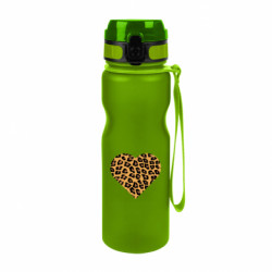 Бутылка для воды River Heart with leopard hair - FATLINE Бутылка для воды River Heart with leopard hair