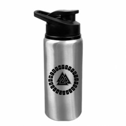 Пляшка для води Scandinavian Runes And Walknut - FATLINE Пляшка для води Scandinavian Runes And Walknut