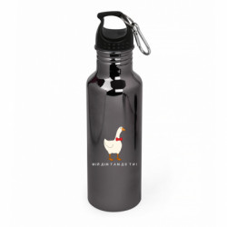 Бутылка металлическая Aurum Гусь - мой дом там, где ты! - FATLINE Бутылка металлическая Aurum Гусь - мой дом там, где ты!