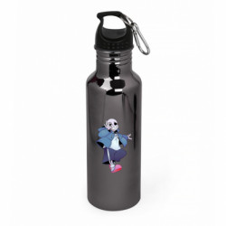 Бутылка металлическая Aurum Sans smile - FATLINE Бутылка металлическая Aurum Sans smile