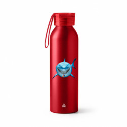 Бутылка металлическая Jumbo Акула улыбается - FATLINE Бутылка металлическая Jumbo Акула улыбается