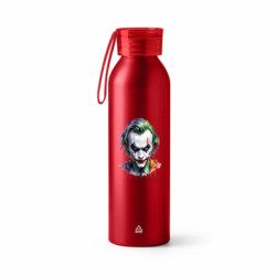 Бутылка металлическая Jumbo Джокер Принт - FATLINE Бутылка металлическая Jumbo Джокер Принт