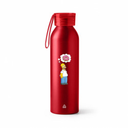 Бутылка металлическая Jumbo Гомер думает о пончике - FATLINE Бутылка металлическая Jumbo Гомер думает о пончике