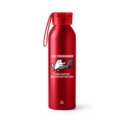 Пляшка металева Jumbo I are programmer. Кіт програміст - FATLINE Пляшка металева Jumbo I are programmer. Кіт програміст