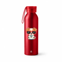 Бутылка металлическая Jumbo Крутой пес в очках - FATLINE Бутылка металлическая Jumbo Крутой пес в очках