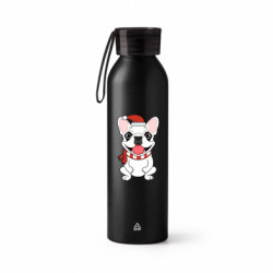 Бутылка металлическая Jumbo New Year's French Bulldog - FATLINE Бутылка металлическая Jumbo New Year's French Bulldog