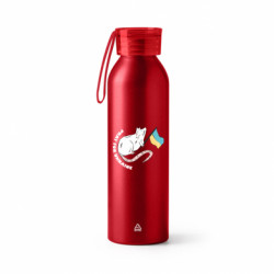 Бутылка металлическая Jumbo Крыса Pray For Ukraine - FATLINE Бутылка металлическая Jumbo Крыса Pray For Ukraine