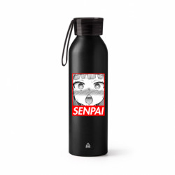 Бутылка металлическая Jumbo Senpai and girl anime - FATLINE Бутылка металлическая Jumbo Senpai and girl anime