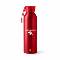 Бутылка металлическая Jumbo Волк Одиночка - FATLINE Бутылка металлическая Jumbo Волк Одиночка