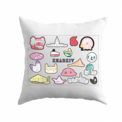 Подушки габардин