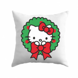 Подушка габардин Hello Kitty Merry Christmas - FATLINE Подушка габардин Hello Kitty Merry Christmas