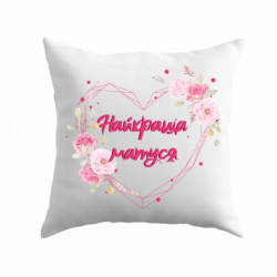 Подушка плюш Best Mother And Flowers - FATLINE Подушка плюш Best Mother And Flowers