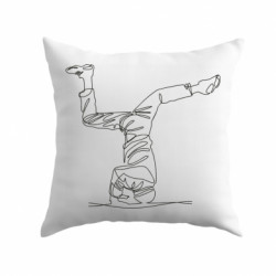 Подушка плюш Брейкданс вращение на голове монолайн