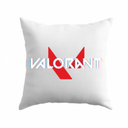 Подушка плюш Valorant glitsh logo