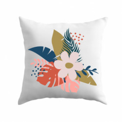 Подушка габардин Тропические листья - FATLINE Подушка габардин Тропические листья