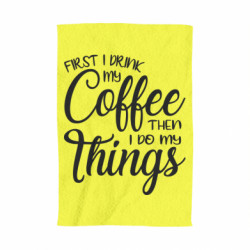 Полотенце Сначала кофе потом дела