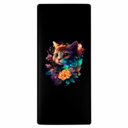 Повербанк 10000 mAh Кіт в квітах - FATLINE Повербанк 10000 mAh Кіт в квітах