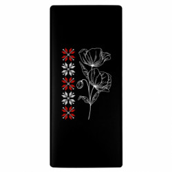 Повербанк 10000 mAh Маки. Вишивка. Україна - FATLINE Повербанк 10000 mAh Маки. Вишивка. Україна