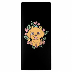 Повербанк 10000 mAh Пес флорист у квітах - FATLINE Повербанк 10000 mAh Пес флорист у квітах