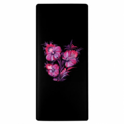 Повербанк 10000 mAh Рожево-фіолетові квіти Букет - FATLINE Повербанк 10000 mAh Рожево-фіолетові квіти Букет