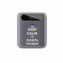 Повербанк 10000 mAh Tipo Keep calm and Любіть Україну
