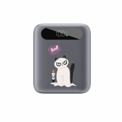 Повербанк 10000 mAh Tipo Кіт-привид - FATLINE Повербанк 10000 mAh Tipo Кіт-привид