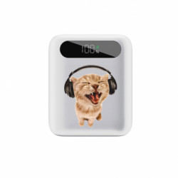 Повербанк 10000 mAh Tipo Кошення в навушниках - FATLINE Повербанк 10000 mAh Tipo Кошення в навушниках