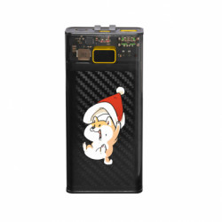 Повербанк 20000 mAh Air Корги с шапочкой Санты - FATLINE Повербанк 20000 mAh Air Корги с шапочкой Санты