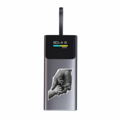 Повербанк 9000 mAh Unic Батьківські руки - FATLINE Повербанк 9000 mAh Unic Батьківські руки