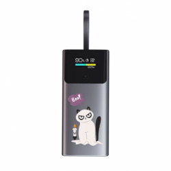 Повербанк 9000 mAh Unic Кот призрак - FATLINE Повербанк 9000 mAh Unic Кот призрак