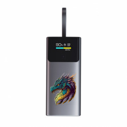 Повербанк 9000 mAh Unic кольоровий дракон - FATLINE Повербанк 9000 mAh Unic кольоровий дракон