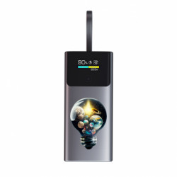 Повербанк 9000 mAh Unic космос у лампочці - FATLINE Повербанк 9000 mAh Unic космос у лампочці